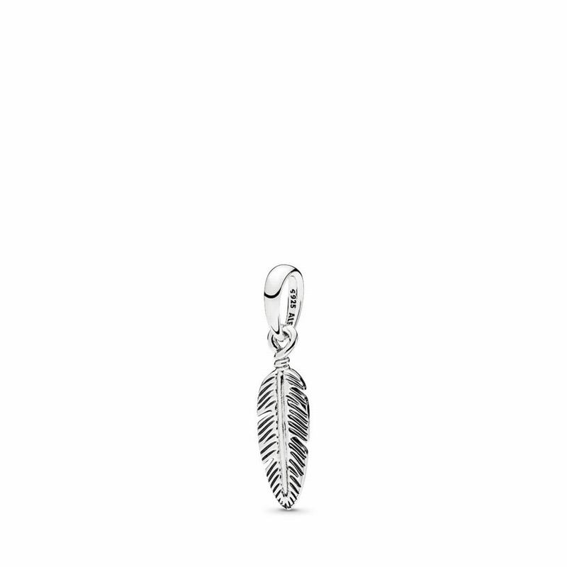 Pandora Australia Spiritual Feather Pendant - Sterling Silver | MNDTSB374